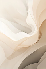 Obraz premium Fluid Abstract Design with Minimal Neutrals