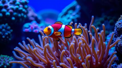 Clownfish and anemone