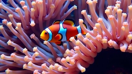 Clownfish and anemone