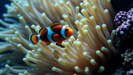 Clownfish and anemone