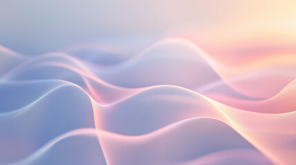 Glowing Abstract Background with Undulating Waves