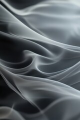 Obraz premium Soft Charcoal Grey Background with Calming Waves