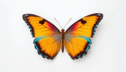 A colorful butterfly is resting.