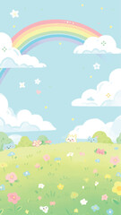 rawpixel_office_29_minimal_chibi_kawaii_style_of_rainbow_and_cl_316d666d-cae1-42c1-a797-4850e9a811af-j