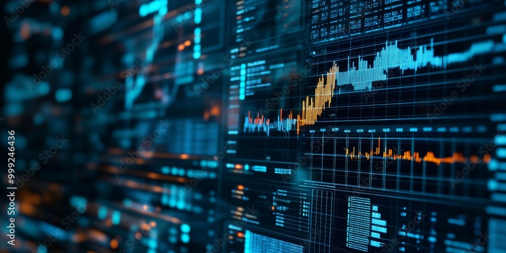 Aufkleber statistical analysis software showing complex methodologies and results, with data being analyzed meticulously.