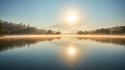 Fototapeta premium Lake in the morning