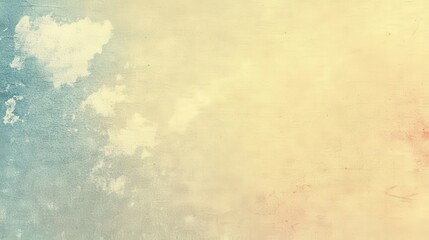 Vintage Watercolor Texture in Soft Yellow Light