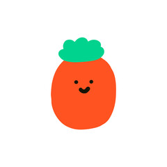 tomato icon cartoon vector illustration