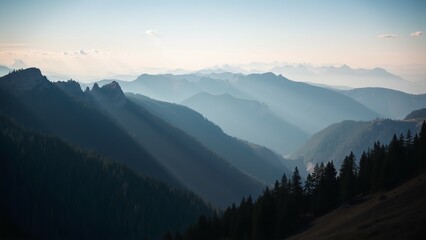 Obraz premium mountain range peak mountain view mountains mountains