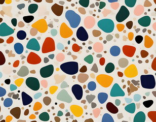 Fototapeta premium Colorful Classic Terrazzo Texturae background