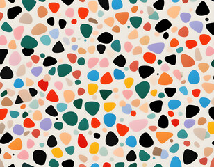 Fototapeta premium Colorful Classic Terrazzo Texturae background