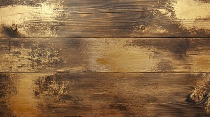 A rustic gold wood background with a metallic finish and weathered grain