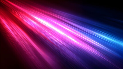 Fototapeta premium Abstract Light Streaks: A Visual Journey Into Neon Colors and Motion