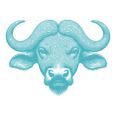 buffalo vector illustration