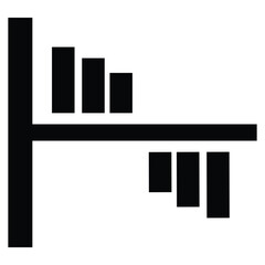 Analytics, chart, decrease icon