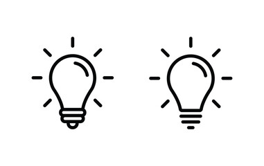 Light Bulb icon, Light Bulb sign vector