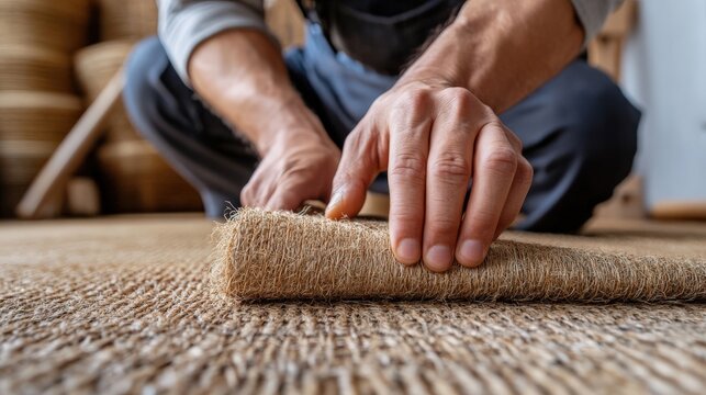 日本の伝統的な畳織り：天然のイグサを使った職人技