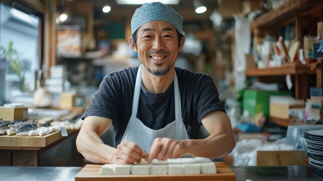 伝統的な日本の豆腐作り：本格的な料理のための職人技