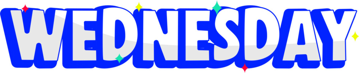 Wednesday Letter sticker