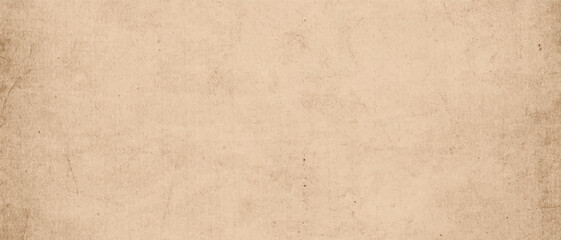 Vintage paper background. Old grainy sepia texture with dust and scratches