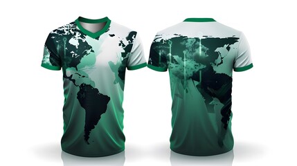 t shirt isolated on white background