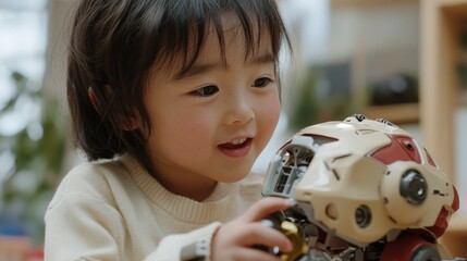 日本の子どもが未来のロボットと遊ぶ - 春のテクノロジー遊びタイム