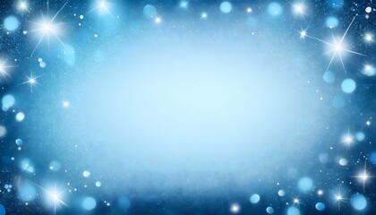 Fototapeta premium Abstract Blue Sparkling Background