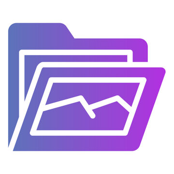 foler Gradient icon