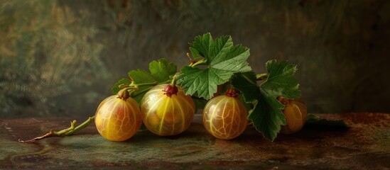 Fresh Gooseberries From The Garden