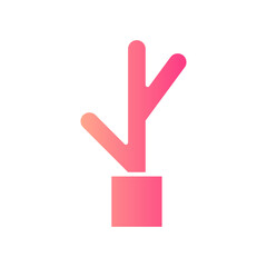 Obraz premium cactus gradient icon