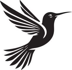  Hummingbird Vector Silhouette Illustration, Hummingbird Illustration, Hummingbird Art Drawing, Bird Vector Silhouette Illustration, Illustration of a Bird