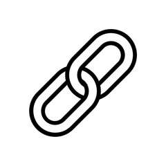 Chain, link line icon