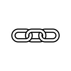 Chain, link line icon