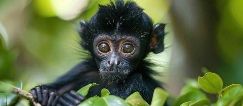 Geoffroy S Spider Monkey Or Black Handed Spider Monkey