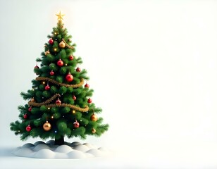 Obraz premium christmas tree and decorations