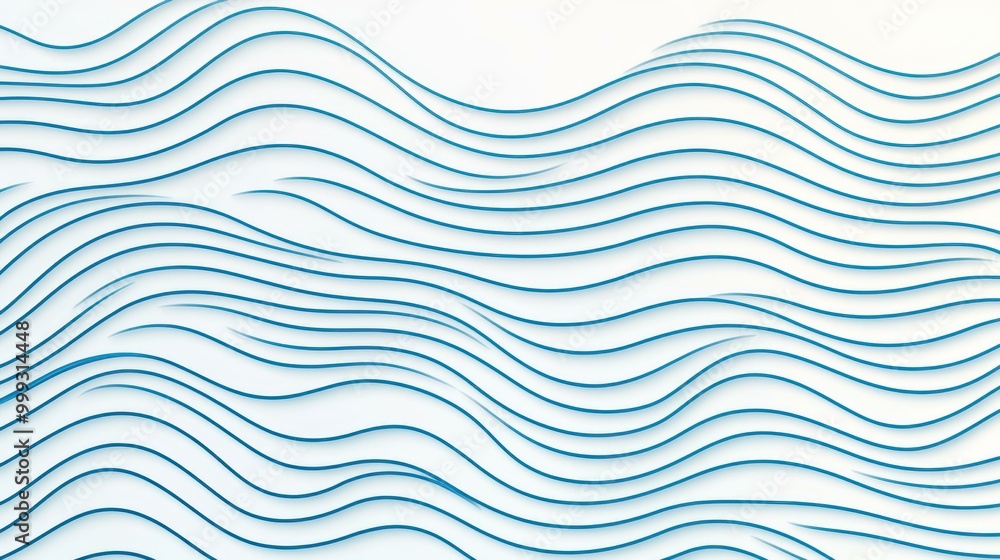 Poster clean and fluid wavy abstract background perfect for posters, featuring dynamic lines and modern tex
