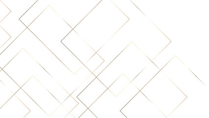 Geometric simple minimalistic background. Abstract white and golden background design with layers of textured transparent material in triangle and squares shapes. 