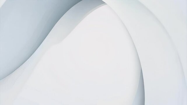 Elegant 4K animation featuring abstract light dairyinspired designs smooth luxurious curved paperlike ets soft gradients grey white perfect seamless looping