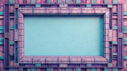 Y2K inspired frame with brutalist aesthetics perfect for 90's themed projects , Y2K,frame, brutalism, aesthetics, 90's, style