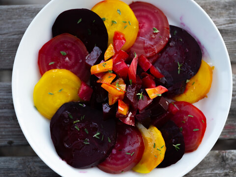 bowl of beets