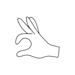 various hand gesture for love or heart collection design. Cartoon hand gesture cartoon isolated on white background