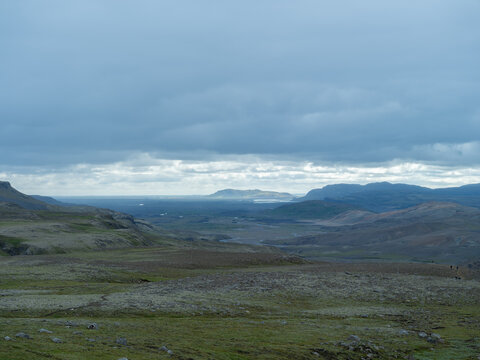 clouds over the mountains