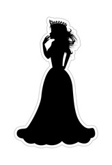 Cute Princess Silhouette