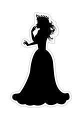 Cute Princess Silhouette