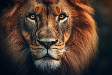 Naklejka premium Lion