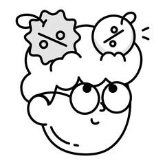 Sale offers icon in drawing style 

