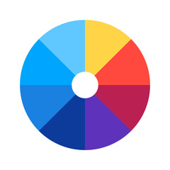 Obraz premium Color Wheel | Interactive Color Theory Tool | Attractive color wheel