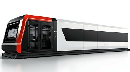 Obraz premium Futuristic Industrial Machine