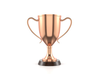 Bronze trophy cup