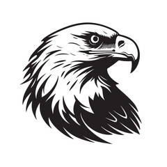 Vector seamless black and white pattern with birds.